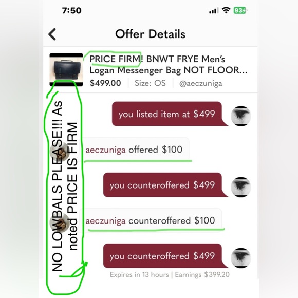 BNWT FRYE Unisex/Men’s Logan Messenger Bag NOT FLOOR MODEL TOP QUALITY - Picture 13 of 16